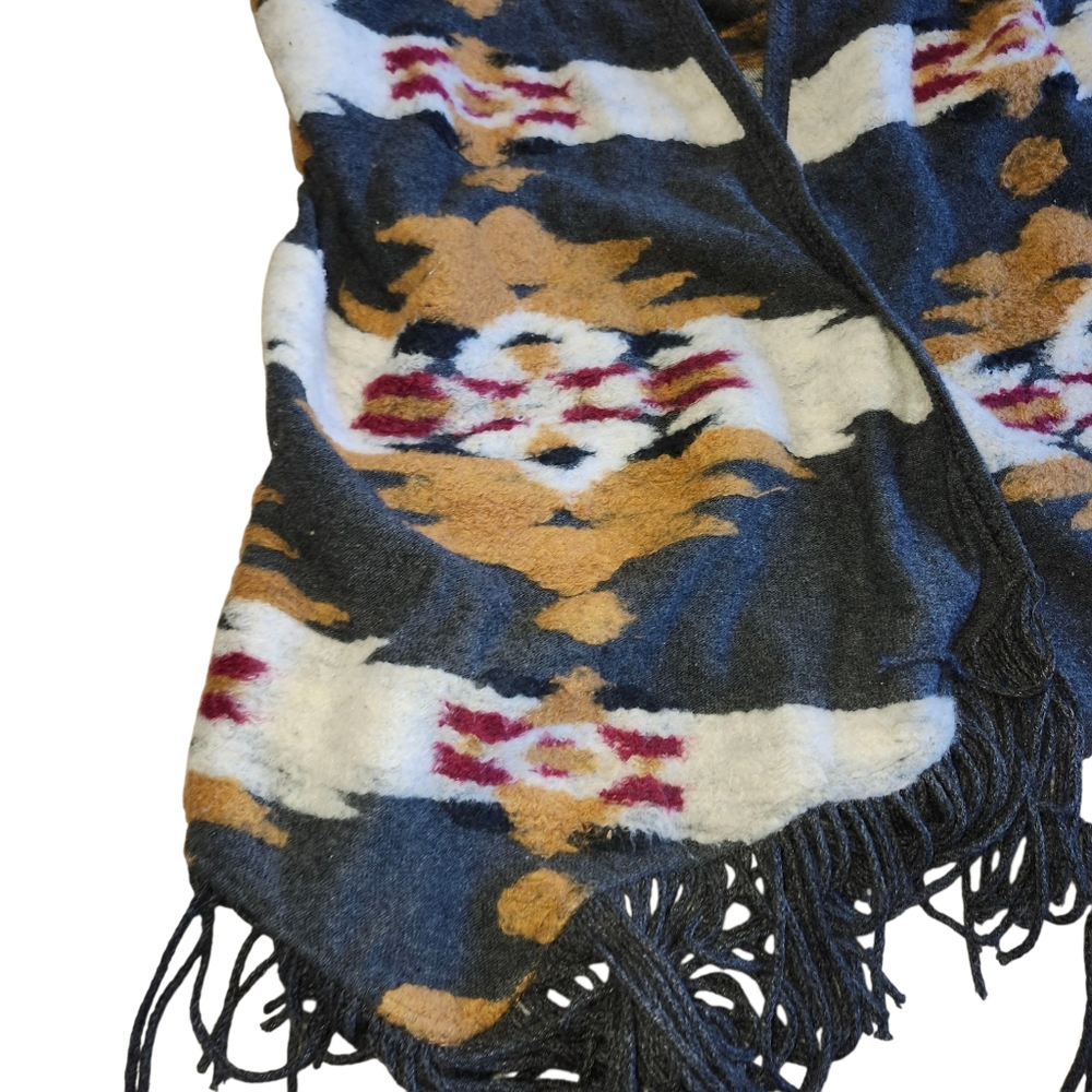 Lucky Brand Aztec Western Fringe Cardigan - Picture 5 of 5